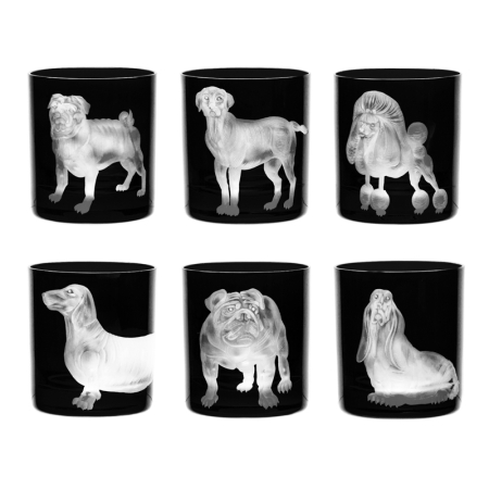 Dog Collection Set Double Old Fashioned